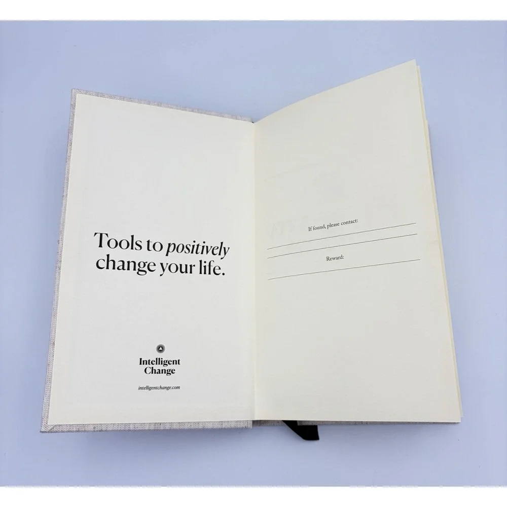 The Five Minute Journal Intelligent Change Original Linen Gratitude Undated New